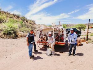 Jornada de fumigación y eliminación de cacharros en la comunidad en KM 47