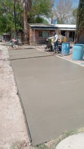Pavimentación en avenida Benito Juárez García