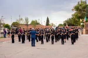 Desfile conmemorativo de las Fiestas Patronales en Esqueda