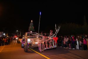 Desfile navideño en Esqueda